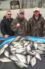 cold weather fishing on ky lake