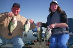 holding slab crappie