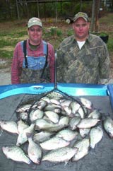 crappie fishing on tennessee's kentucky lake