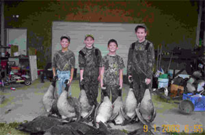 kentucky lake goose kids